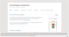 Desktop Screenshot of come-dimagrire-velocemente.net