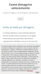 Mobile Screenshot of come-dimagrire-velocemente.net