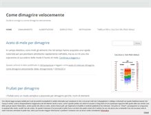 Tablet Screenshot of come-dimagrire-velocemente.net